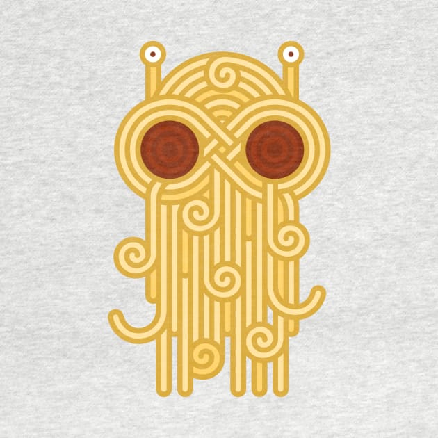 Flying spaghetti monster by Penkin Andrey